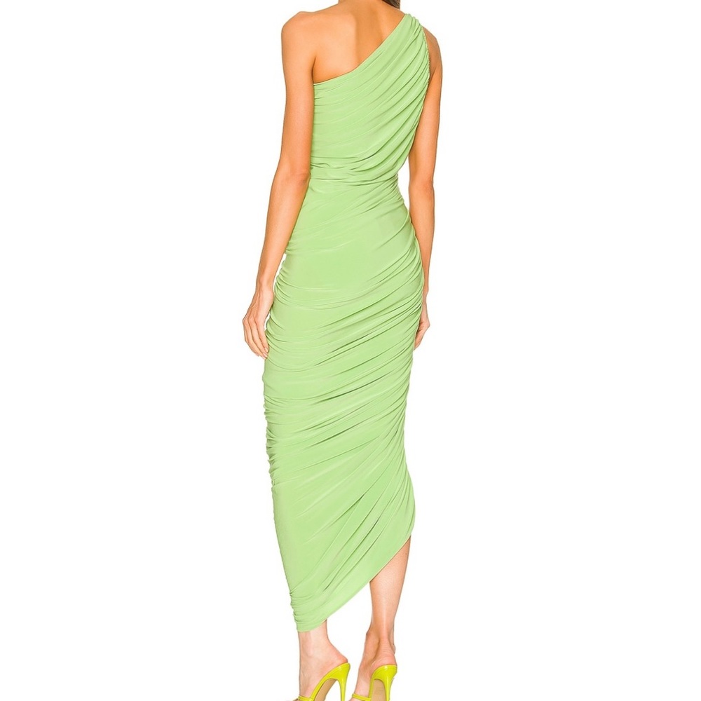 Norma Kamali Diana Gown Gemini Green Small *new with tags* - Picture 2 of 6